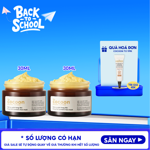 Mặt Nạ Rửa Cocoon Chiết Xuất Nghệ Hưng Yên Turmeric Face Mask