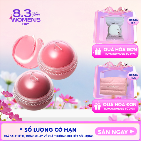 Má Hồng Kem Romand Dạng Lăn, Căng Bóng Juicy Roll Cheek 8.4g