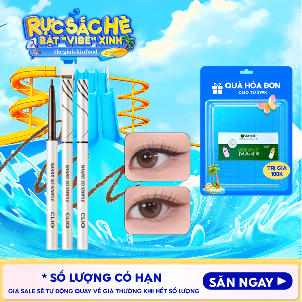  Chì Kẻ Mắt Clio Chống Nước, Không Trôi So Simple Waterproof Pencil Liner 0.14g 