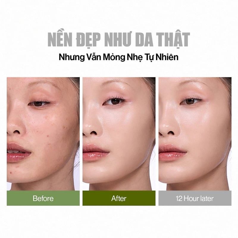 Kem Nền Căng Bóng Glamrr Q Daily Skintint Serum Vegan Foundation 30ml