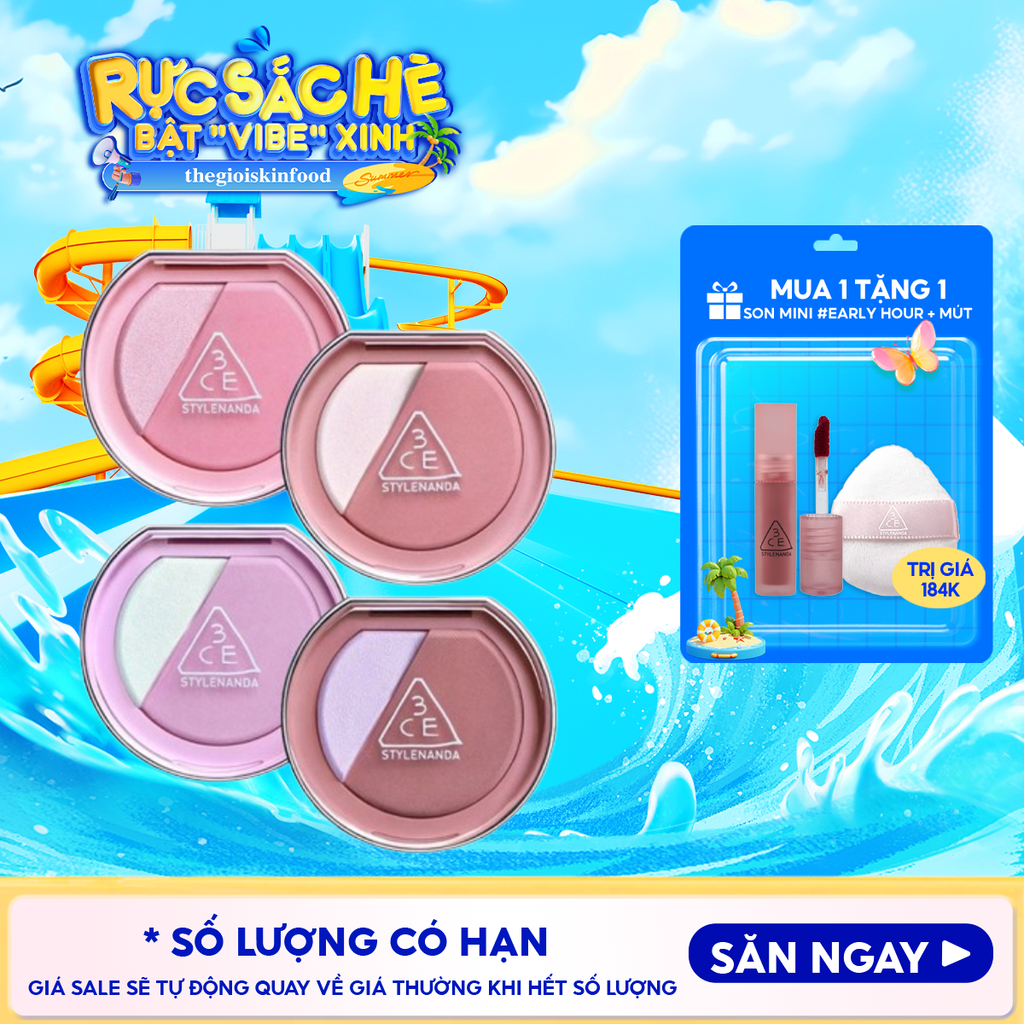 Phấn Má Hồng Bắt Sáng 3CE Blushlighter 9g