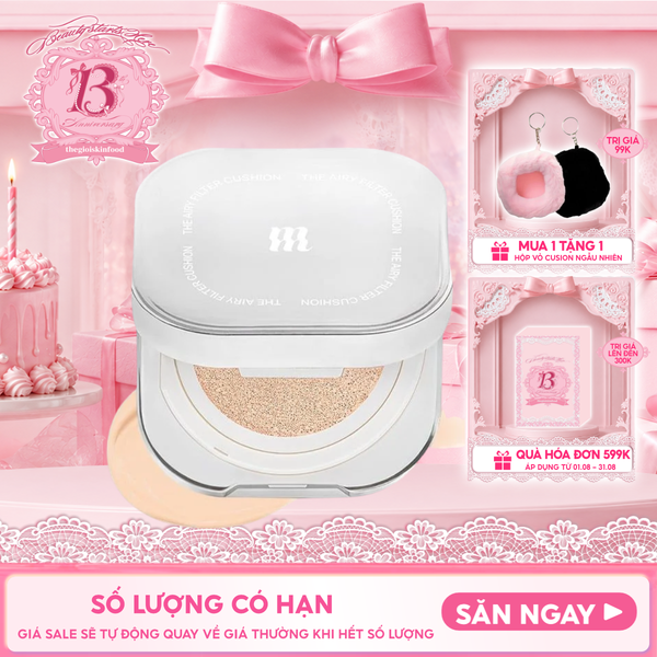  Phấn Nước Merzy Mịn Lì, Che Phủ Cao The Airy Filter Cushion SPF50+ PA+++ 11g 