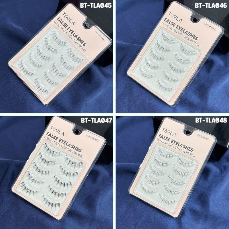 [Mua 3 Tặng 1 Bấm Mi] Lông Mi Giả Viền Gân Trong TOOLA Mềm Mại, Không Nặng Mắt