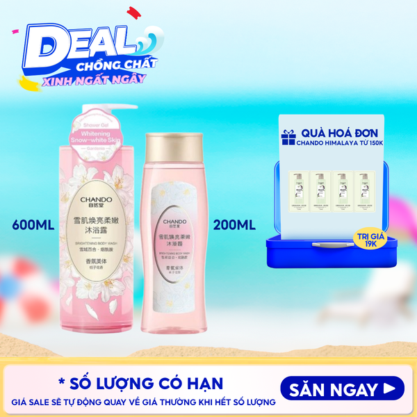  Sữa Tắm CHANDO Himalaya Dưỡng Trắng Da Brightening Body Wash 