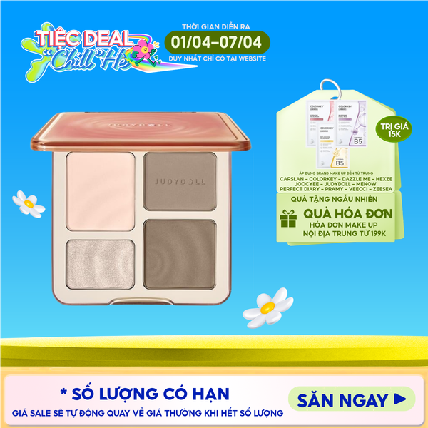  Phấn Bắt Sáng Và Tạo Khối Judydoll Highlight & Contour 