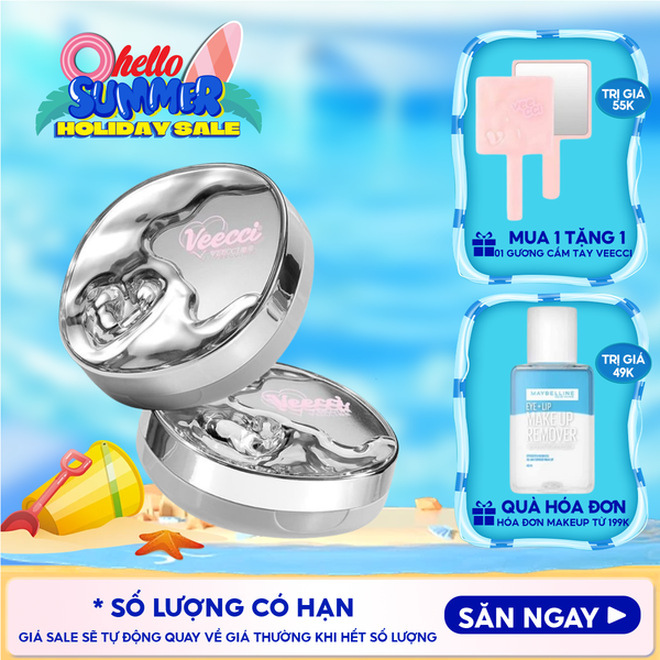  Phấn Nước Cấp Ẩm, Kiềm Dầu, Lâu Trôi VEECCI Essence Lock Makeup Mesh Cushion Cream 10g 