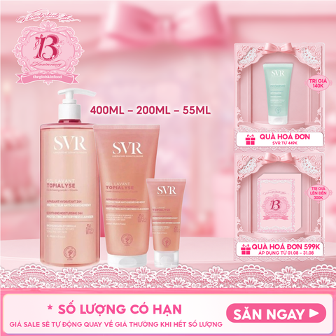 Sữa Rửa Mặt SVR Dạng Gel Không Chứa Xà Phòng Dành Cho Da Khô Topialyse Gel Lavant