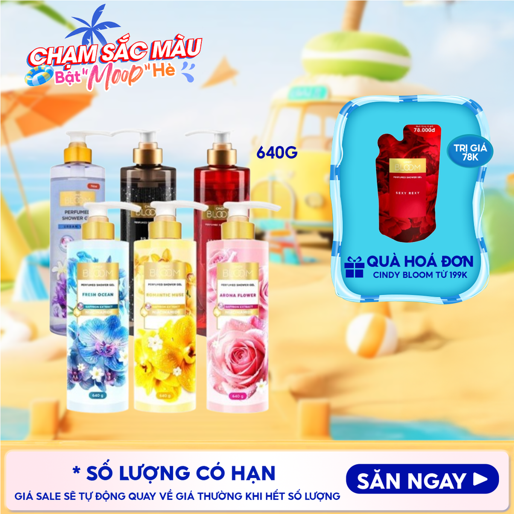 Sữa Tắm Hương Nước Hoa Cindy Bloom Shower Gel 640g
