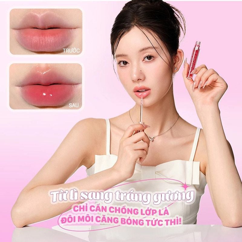 Son Bóng UKISS Dưỡng Môi Căng Mọng Star Jelly Ice Lip Oil 2ml