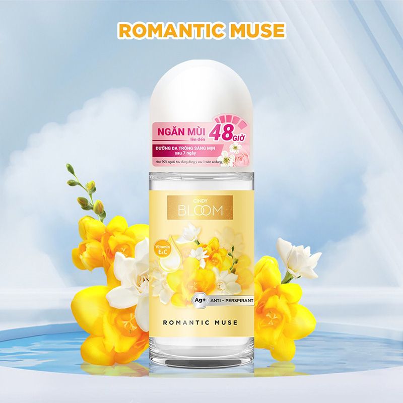 Lăn Khử Mùi Hương Nước Hoa Dành Cho Nữ Cindy Bloom Deodorant roll-on 50ml