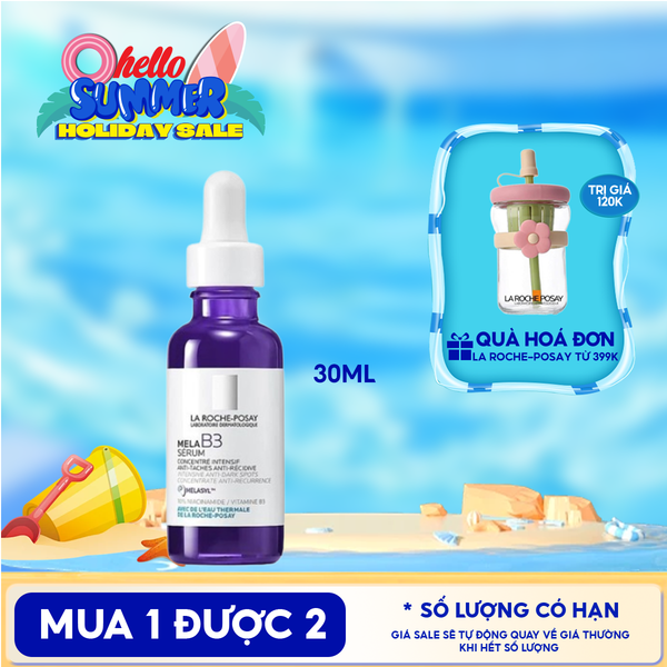  Serum La Roche-Posay Hỗ Trợ Dưỡng Sáng, Giảm Thâm Nám La Roche-Posay Mela B3 Serum 30ml 
