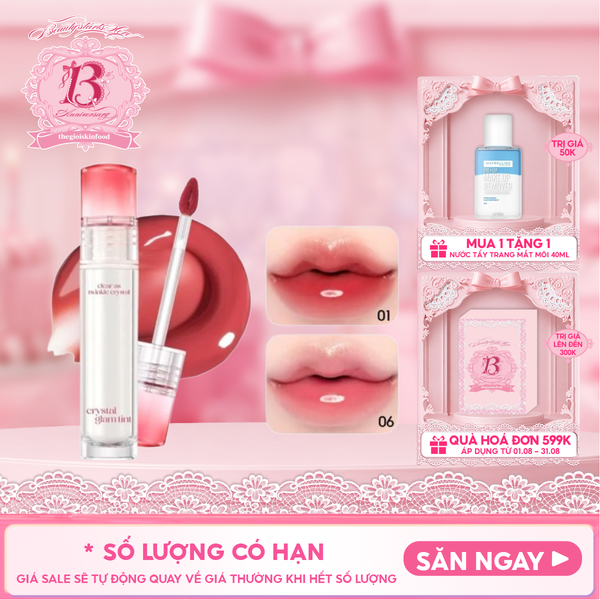  Son Tint Bóng Clio Crystal Glam Tint 3.4g 