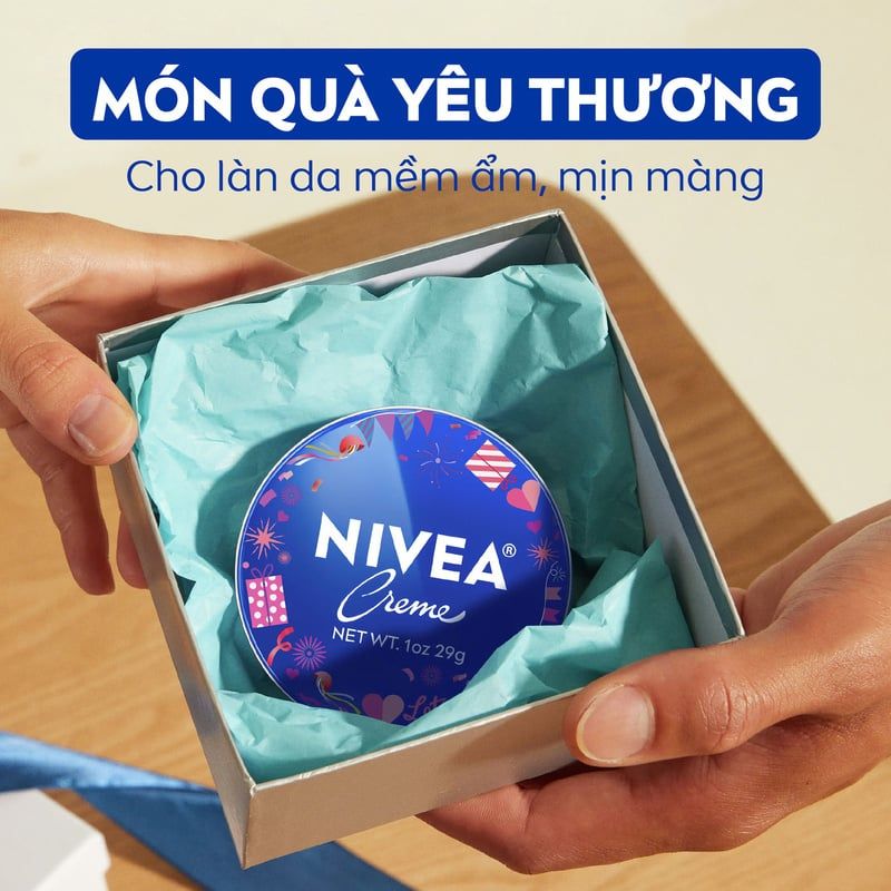 Kem Dưỡng Ẩm Nivea Hỗ Trợ Sáng Mịn Da Creme 30ml