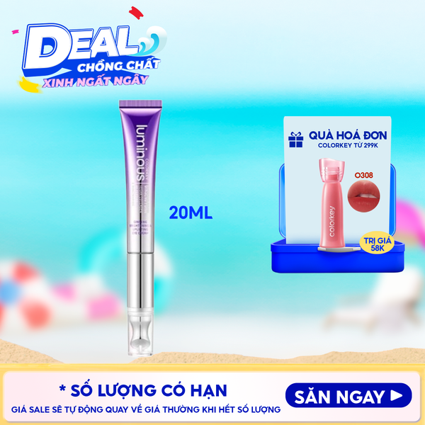  Kem Dưỡng Mắt Colorkey Hỗ Trợ Dưỡng Sáng & Nâng Cơ Vùng Da Mắt Luminous Ginseng Brightening & Uplifting Eye Cream 20ml 