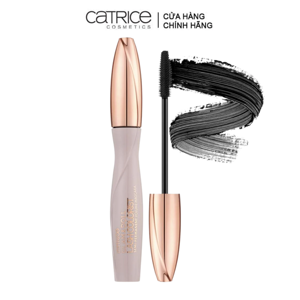  Mascara Tăng Độ Đậm Cho Mi Catrice Glam & Doll Lash Colorist Semi-Permanent Volume Mascara 010 