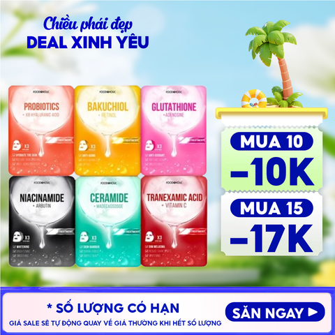 Mặt Nạ Foodaholic Dưỡng Ẩm, Hỗ Trợ Dưỡng Trắng, Cải Thiện Nếp Nhăn, Phục Hồi Da Sâu Ample Mask 23ml