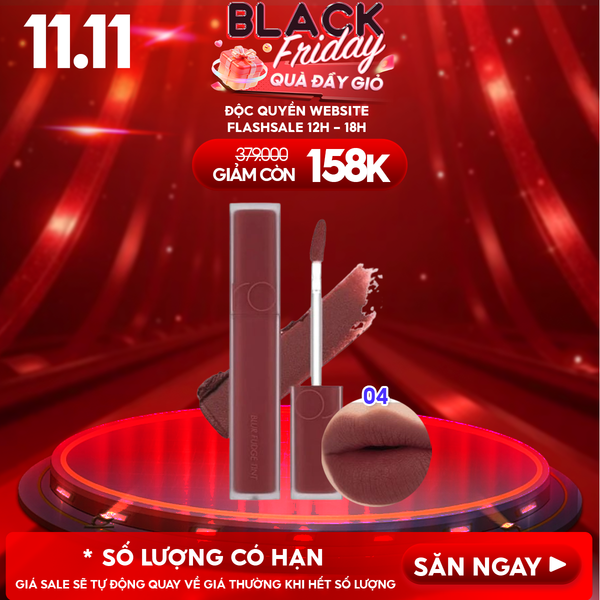  Son Kem Lì Romand Lên Màu Chuẩn, Mịn Môi Blur Fudge Tint 5g 