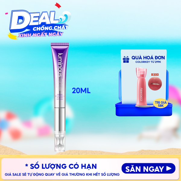  Kem Dưỡng Mắt Colorkey Hỗ Trợ Dưỡng Sáng & Nâng Cơ Vùng Da Mắt Luminous Ginseng Brightening & Uplifting Eye Cream 20ml 