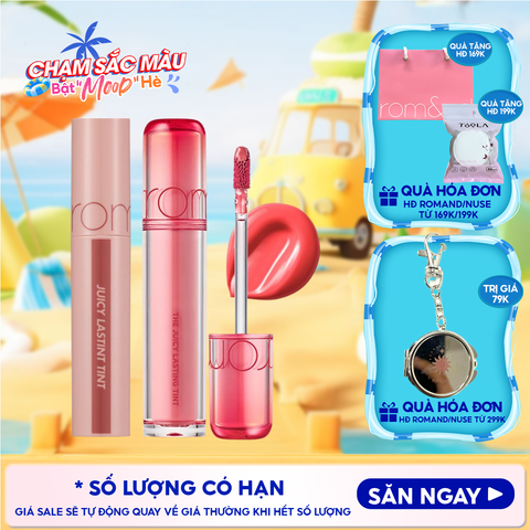 [NEW][Màu 1-39] Son Tint Lì Romand Căng Bóng The Juicy Lasting Tint