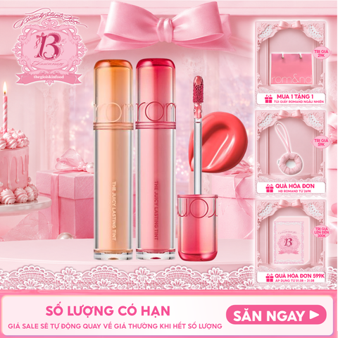 [Màu 1-39] Son Tint Lì Romand Căng Bóng The Juicy Lasting Tint