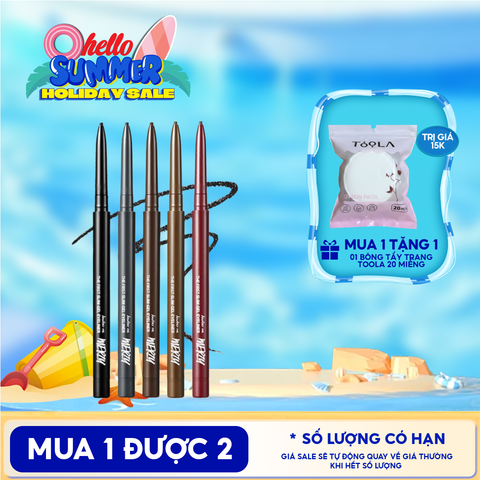 Chì Kẻ Mắt Merzy Siêu Mảnh Chống Trôi, Siêu Bền, Siêu Lì The First Slim Gel Eyeliner 0.05g