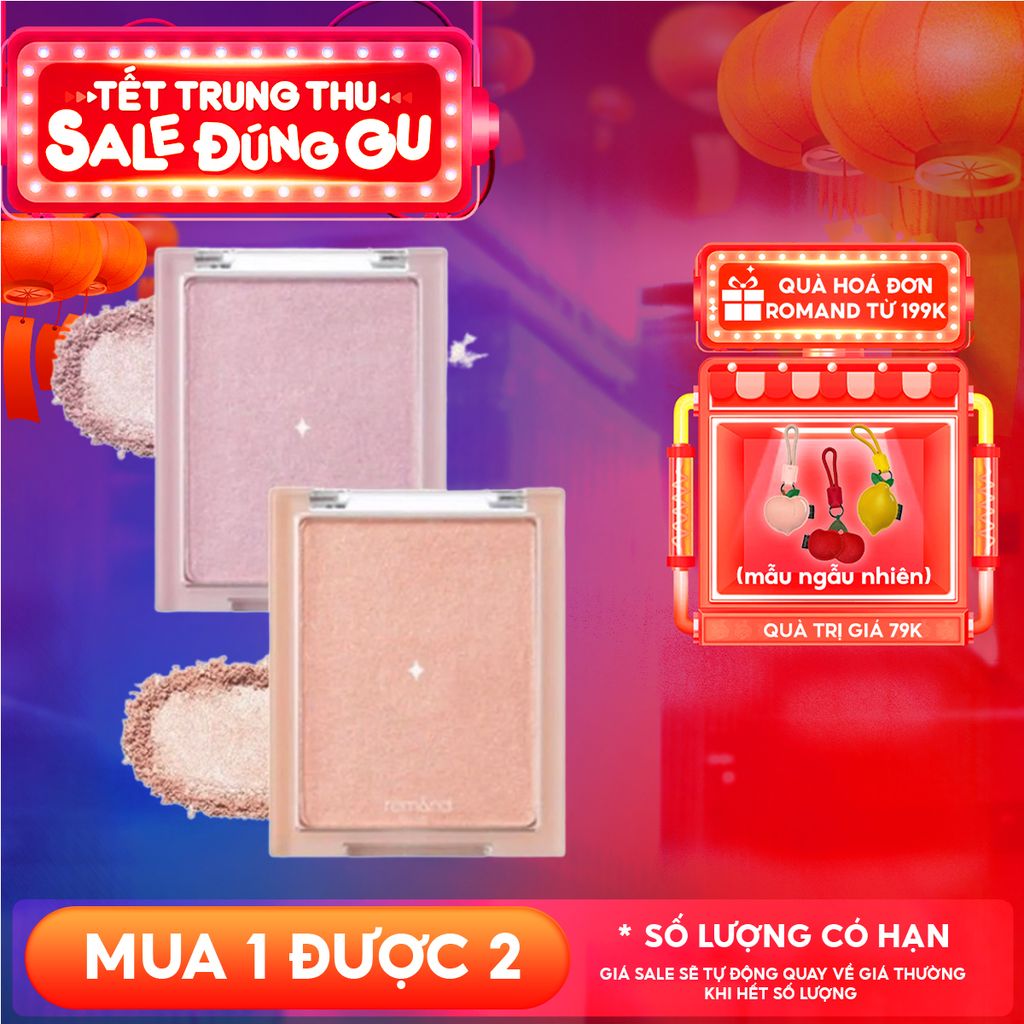 Phấn Bắt Sáng Romand Ánh Nhũ Lấp Lánh Siêu Xinh See-Through Veillighter 5.5g