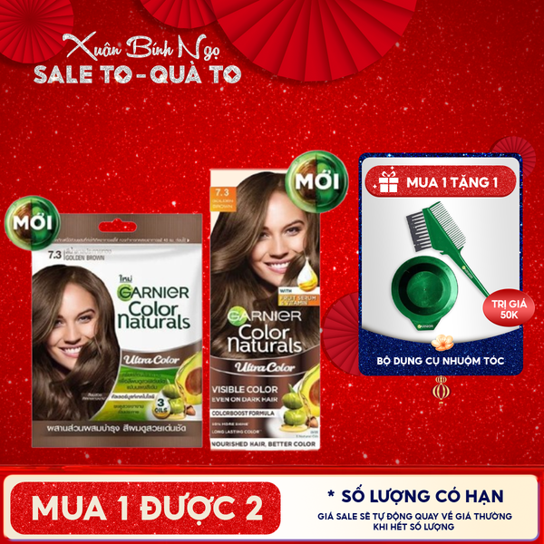  Kem Nhuộm Tóc Garnier Chuẩn Màu Color Naturals Ultra Colors 