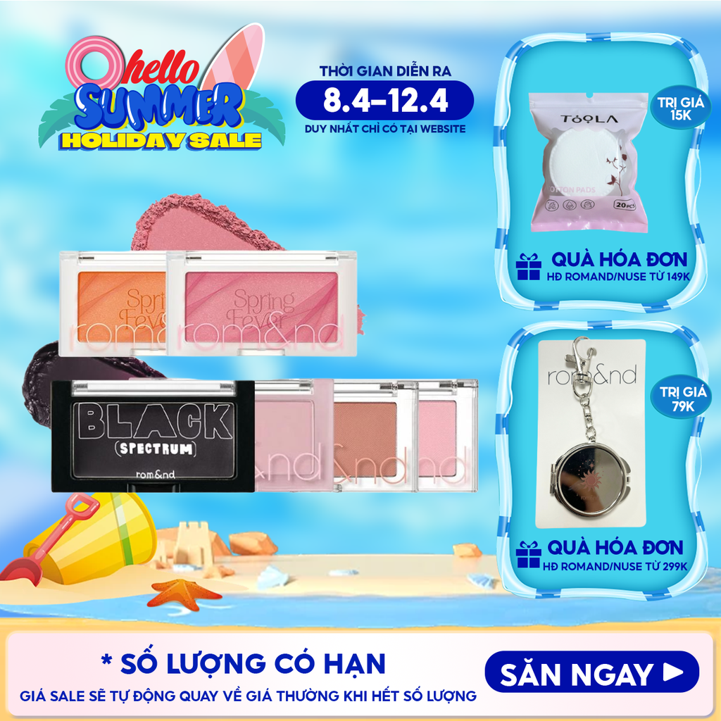 [NEW] Phấn Má Hồng Romand Ngọt Ngào Dạng Nén Better Than Cheek