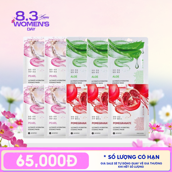  COMBO Mặt Nạ Jkosmec Tinh Chất Cấp Ẩm Chuyên Sâu Ultimate Hydrating Essence Mask 25ml 