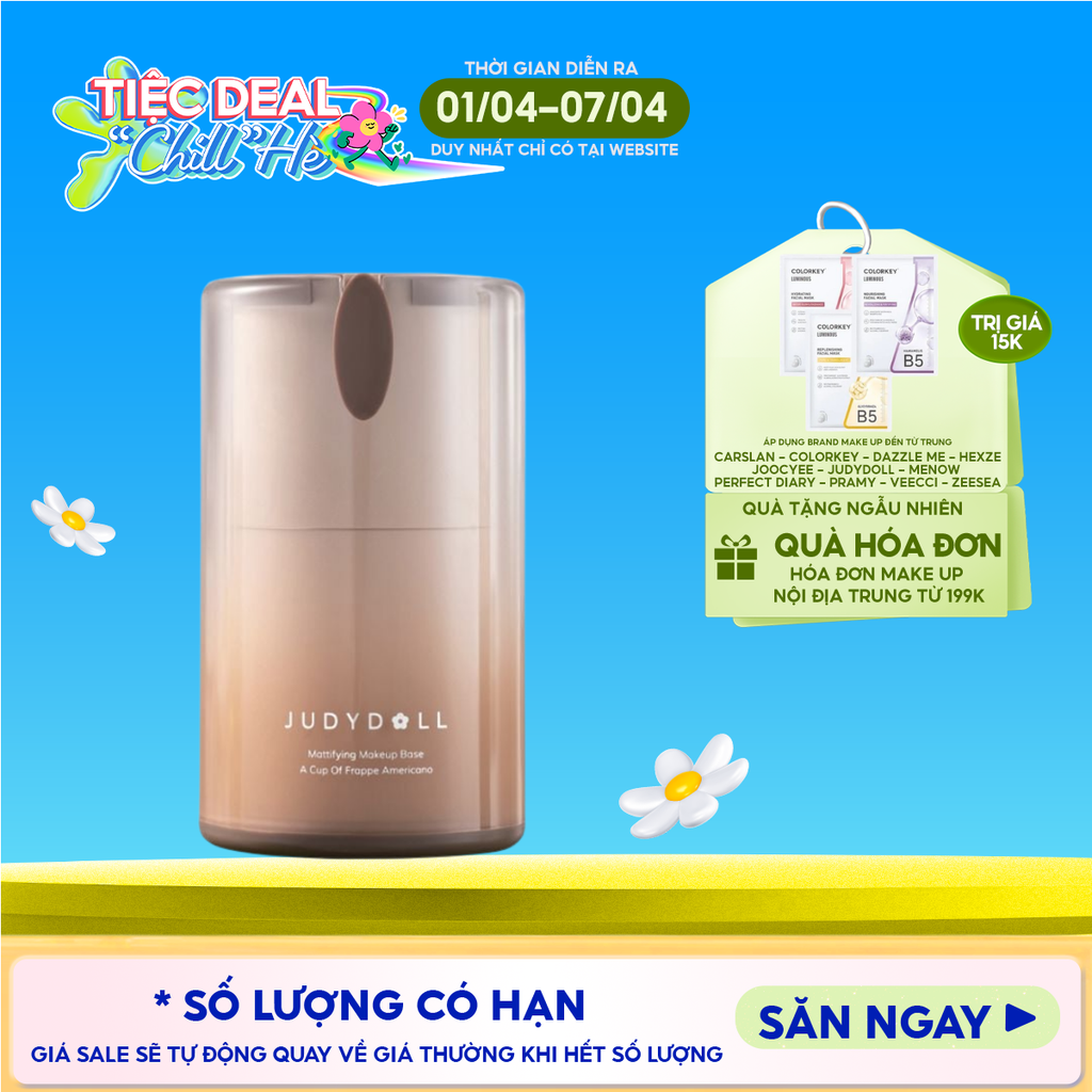 Kem Lót Judydoll Kiềm Dầu, Mỏng Nhẹ Mattifying Makeup Base 30g