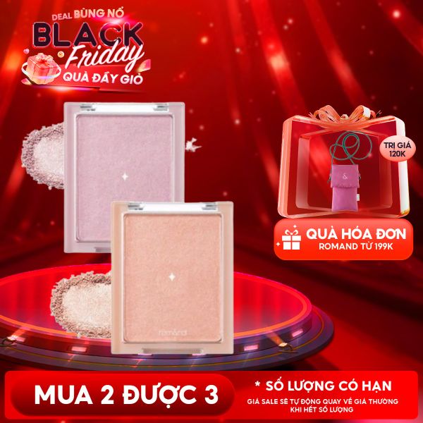  Phấn Bắt Sáng Romand Ánh Nhũ Lấp Lánh Siêu Xinh See-Through Veillighter 5.5g 