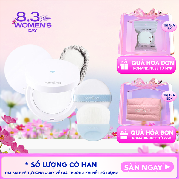  Phấn Phủ Dạng Nén Che Phủ Hoàn Hảo Cho Làn Da Mịn Mượt Romand Better Than Finish 12g 