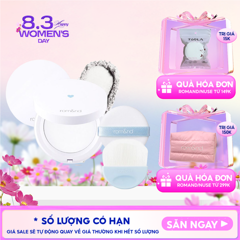 Phấn Phủ Dạng Nén Che Phủ Hoàn Hảo Cho Làn Da Mịn Mượt Romand Better Than Finish 12g