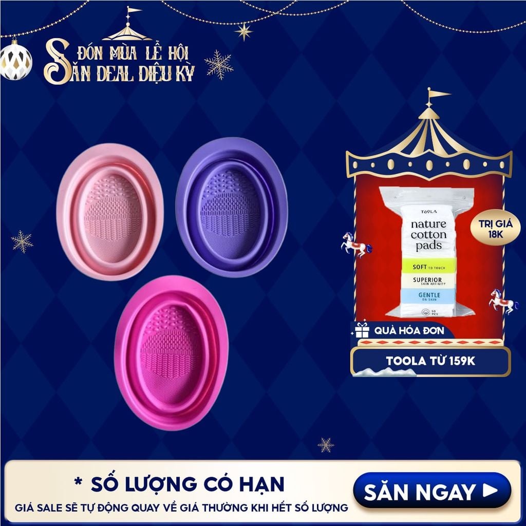 [NHẬP KHẨU] Dụng Cụ Vệ Sinh Cọ Trang Điểm TOOLA BT-TLA023 (Màu Ngẫu Nhiên)