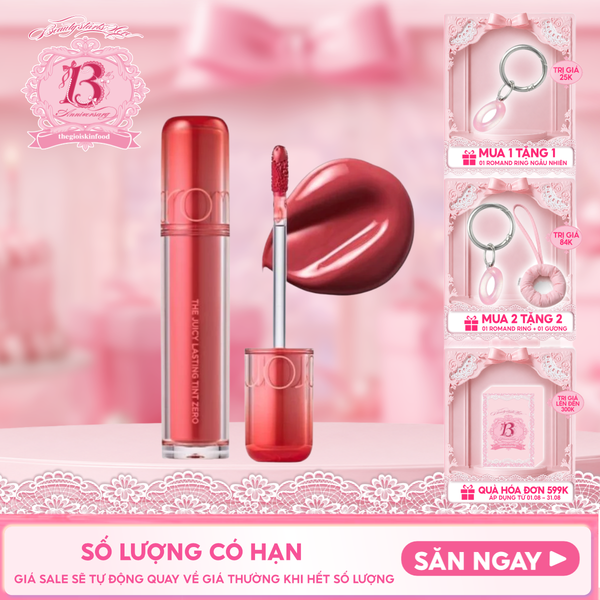  Son Tint Romand Căng Mọng Môi The Juicy Lasting Tint Zero 3.5g 