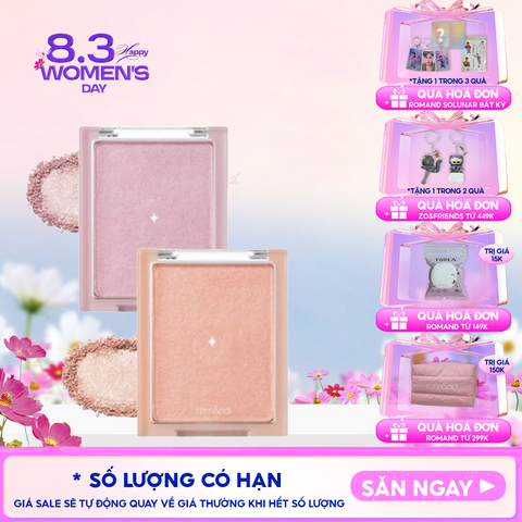 Phấn Bắt Sáng Romand Ánh Nhũ Lấp Lánh Siêu Xinh See-Through Veillighter 5.5g