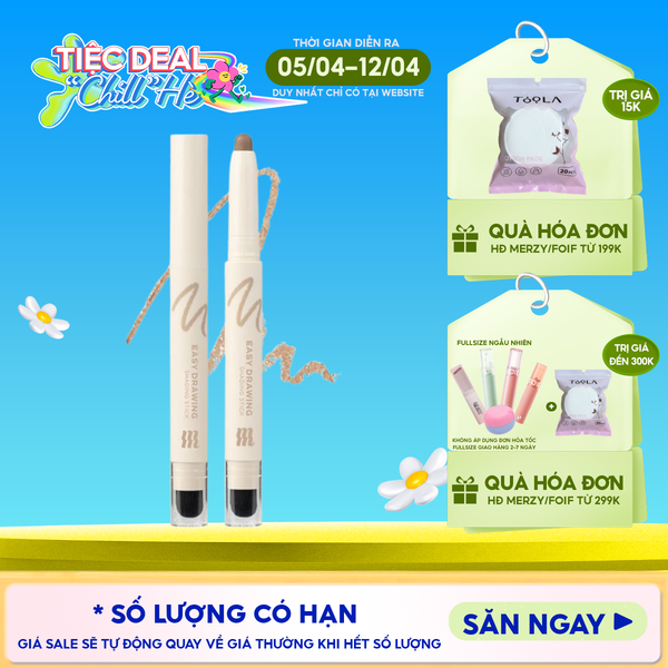  Bút Tạo Khối Hai Đầu Merzy Easy Drawing Shading Stick 1.3g 