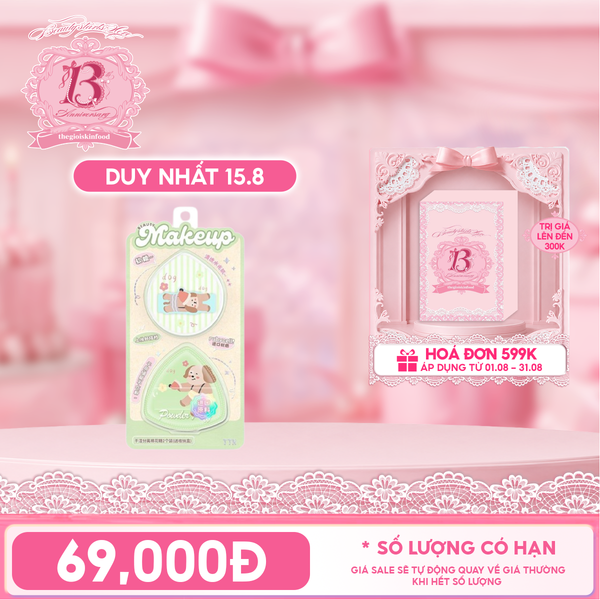  Bông Mút Trang Điểm, Tán Nền TTR Makeup Puff 