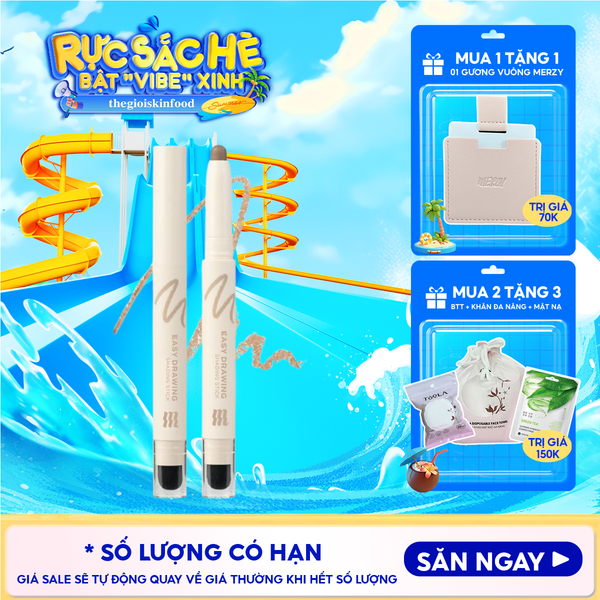  Bút Tạo Khối Hai Đầu Merzy Easy Drawing Shading Stick 1.3g 
