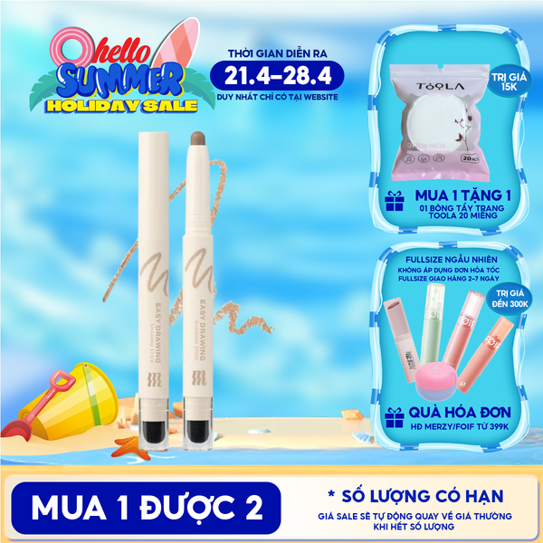  Bút Tạo Khối Hai Đầu Merzy Easy Drawing Shading Stick 1.3g 