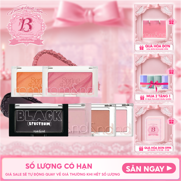  Phấn Má Hồng Romand Ngọt Ngào Dạng Nén Better Than Cheek 