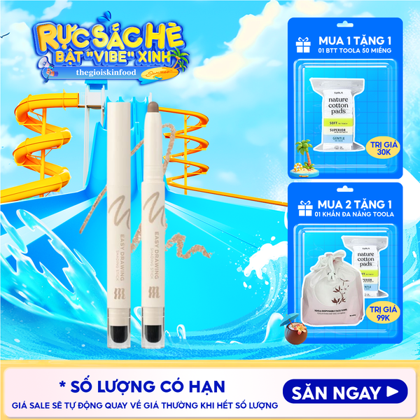 Bút Tạo Khối Hai Đầu Merzy Easy Drawing Shading Stick 1.3g 