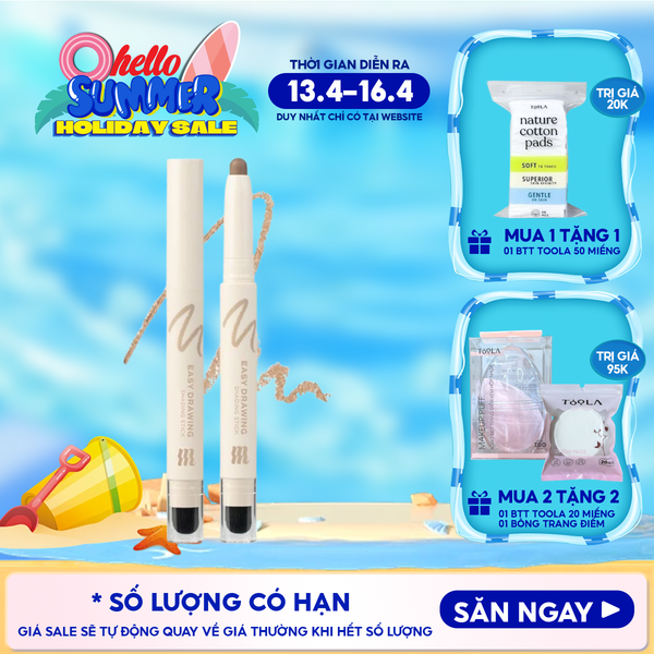  Bút Tạo Khối Hai Đầu Merzy Easy Drawing Shading Stick 1.3g 