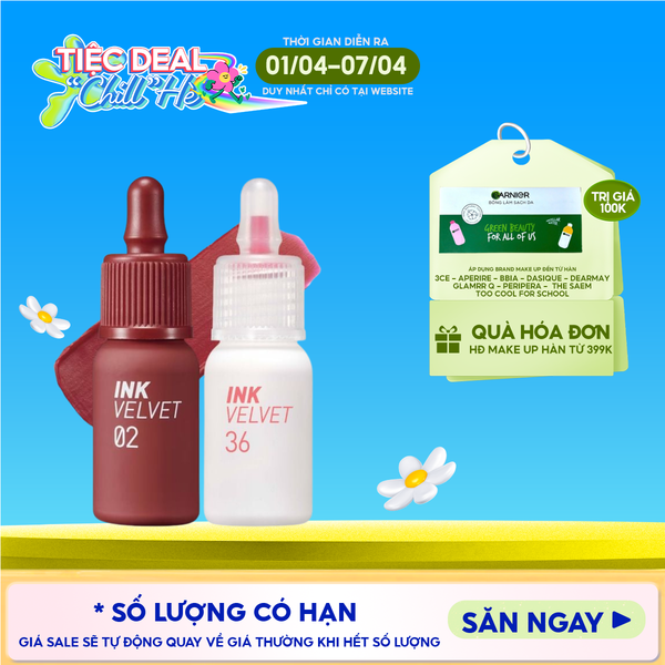  Son Kem Lì Peripera Mịn Môi, Lâu Trôi Ink Velvet 4g 