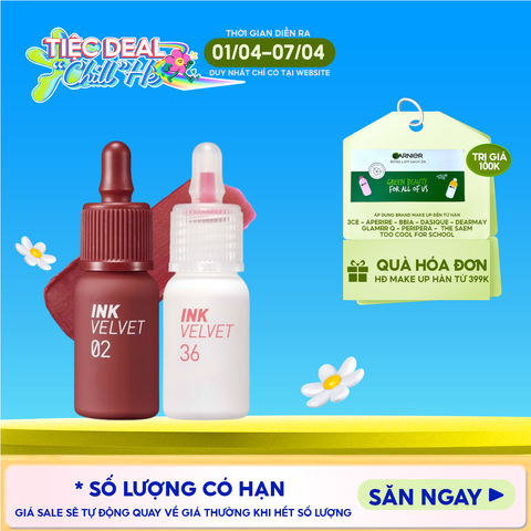 Son Kem Lì Peripera Mịn Môi, Lâu Trôi Ink Velvet 4g
