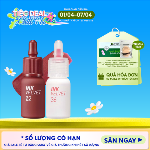 Son Kem Lì Peripera Mịn Môi, Lâu Trôi Ink Velvet 4g