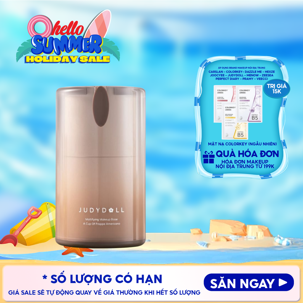 Kem Lót Judydoll Kiềm Dầu, Mỏng Nhẹ Mattifying Makeup Base 30g