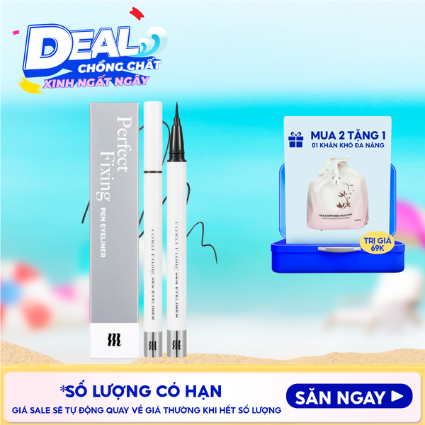  Bút Kẻ Mắt Nước Merzy Chống Trôi The First Pen Eyeliner 0.5g 