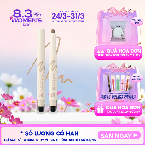  Bút Tạo Khối Hai Đầu Merzy Easy Drawing Shading Stick 1.3g 