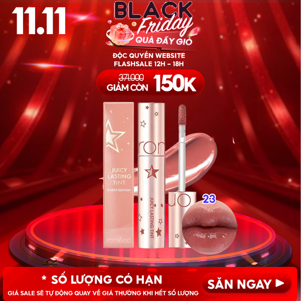  [Juicy Lasting Tint Starry Edition - Màu 23] Son Tint Lì Romand Juicy Lasting Tint Starry Edition 5.5g 
